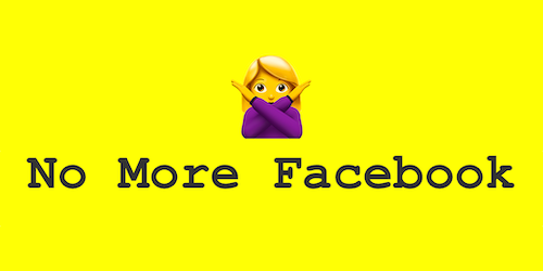 No More Facebook